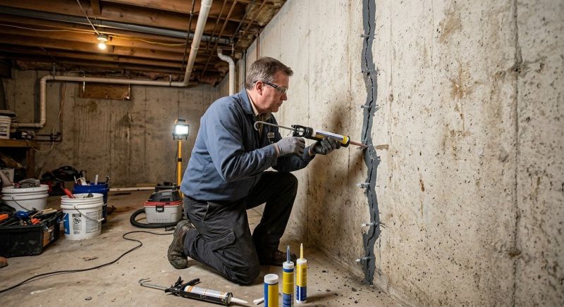 Basement Crack Repair in Arlington, TX