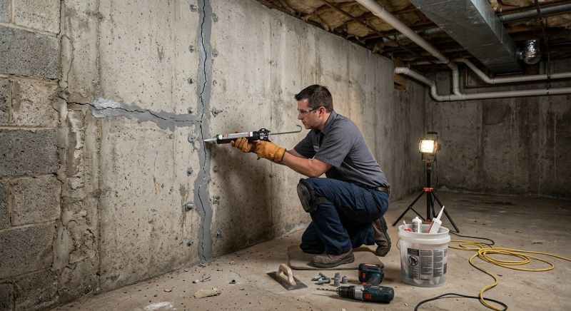 Basement Crack Repair in Arlington, TX