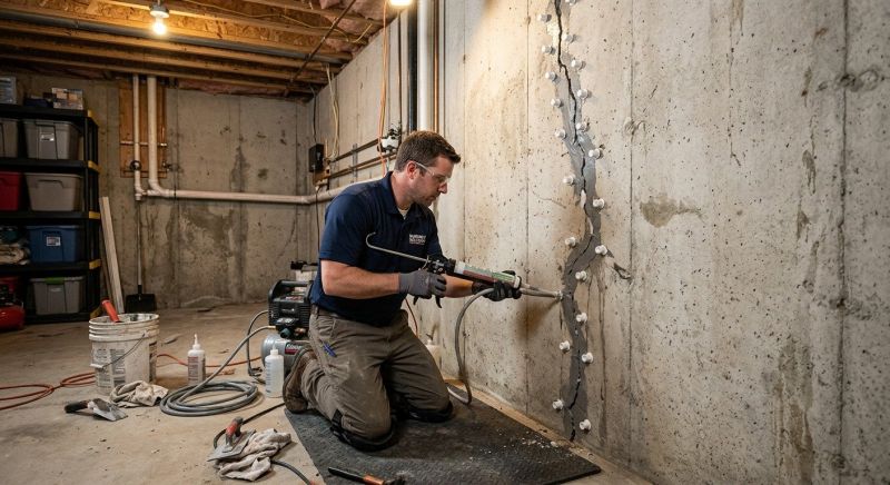 Basement Crack Repair in Arlington, TX