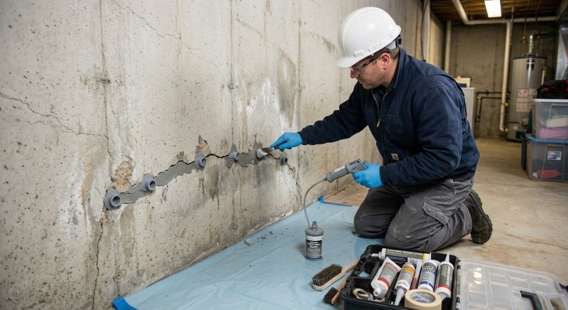Basement Crack Repair in Arlington, TX