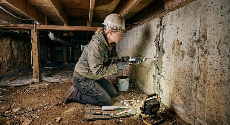 Basement Foundation Repair in Hurst, TX