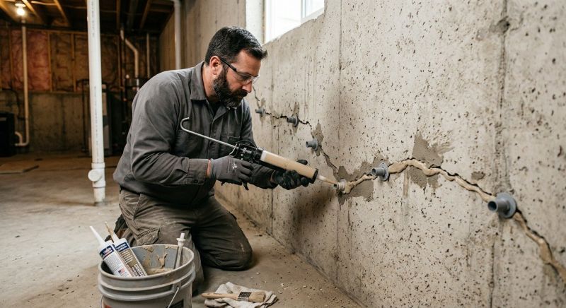 Basement Foundation Repair in Roanoke, TX
