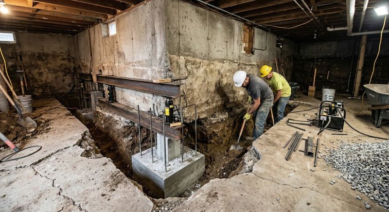 Basement Underpinning in Arlington, TX