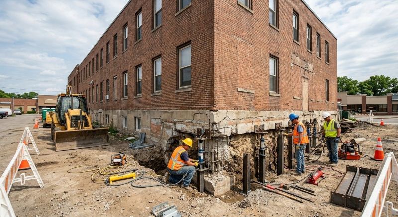 Commercial Foundation Repair in Arlington, TX