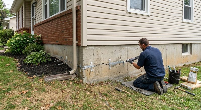 Cracked Foundation Repair in Coppell, TX