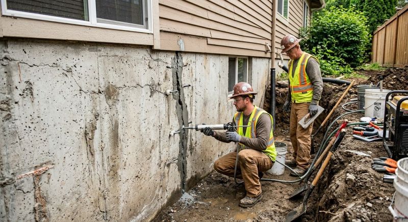 Cracked Foundation Repair in Grand Prairie, TX