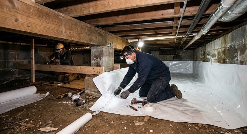 Crawl Space Leveling in Arlington, TX