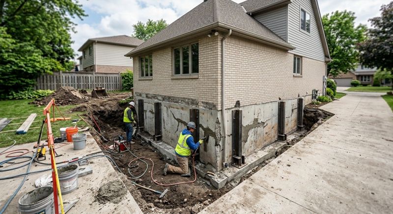 Exterior Foundation Repair in Arlington, TX