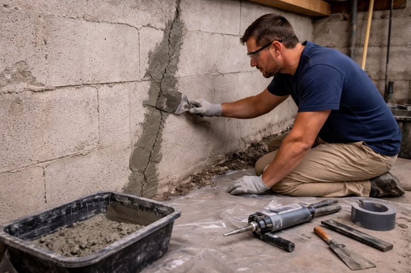 Foundation Crack Repair in Red Oak, TX
