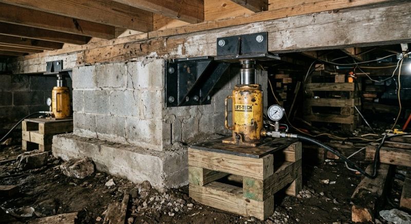 Foundation Jacking in Coppell, TX