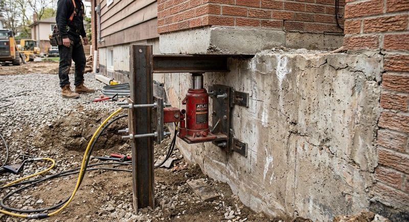 Foundation Jacking in Dallas, TX