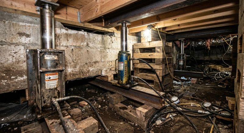 Foundation Jacking in Grapevine, TX