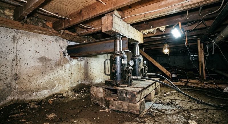 Foundation Jacking in Hutchins, TX