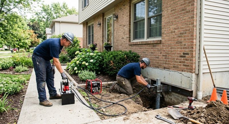 Foundation Jacking in Johnson County, TX