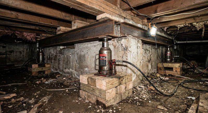 Foundation Jacking in Midlothian, TX