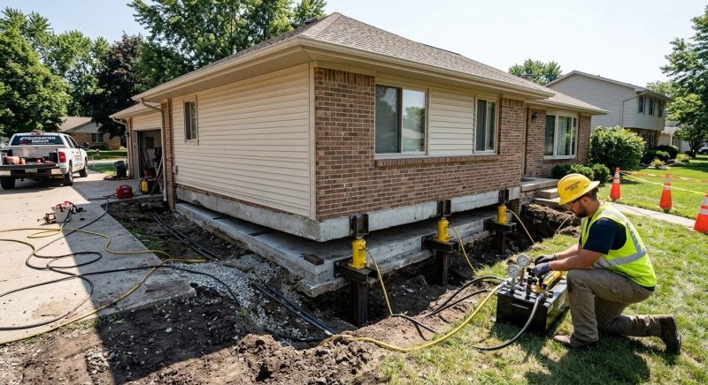 Foundation Lifting in Dallas County, TX