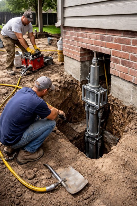 Foundation Pier Repair in Arlington, TX
