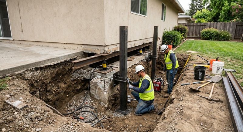 Foundation Pier Repair in Arlington, TX