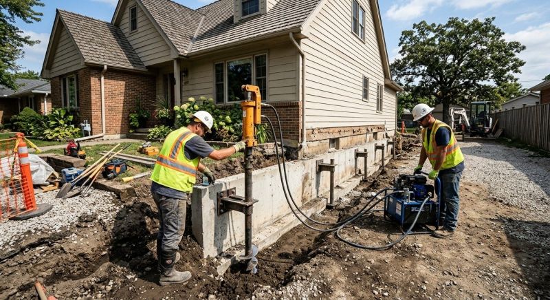 Foundation Stabilizing in Denton County, TX