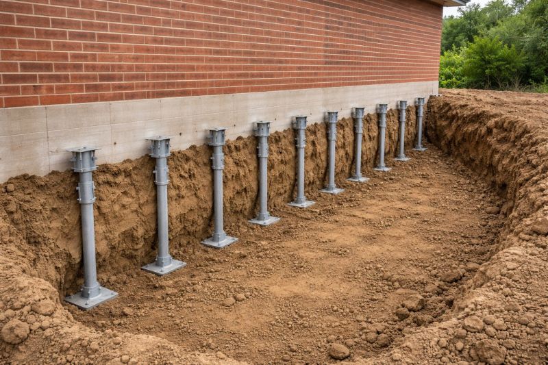 Helical Piers Installation in Arlington, TX