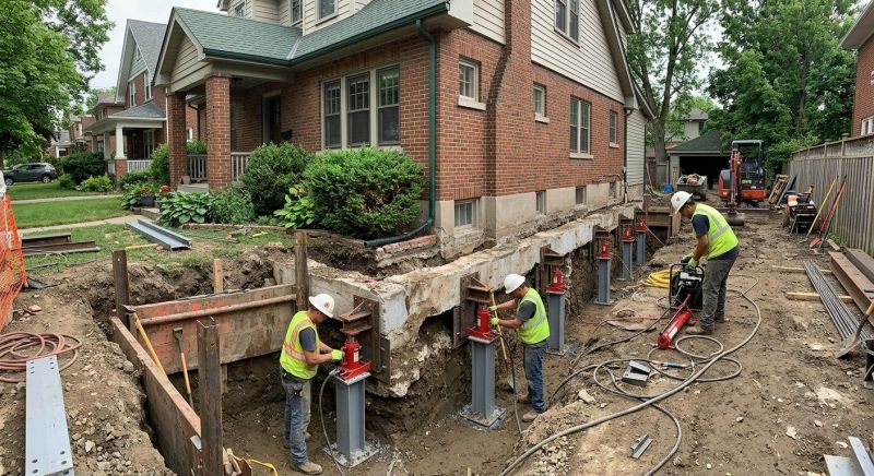 House Underpinning in Arlington, TX