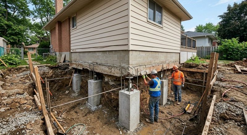 House Underpinning in Arlington, TX