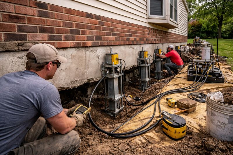 Settling Foundation Service in Grand Prairie, TX