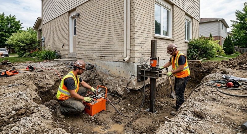 Sinking Foundation Lifting in Arlington, TX