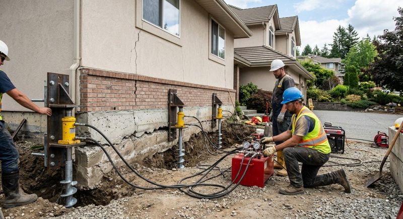 Sinking Foundation Lifting in Arlington, TX