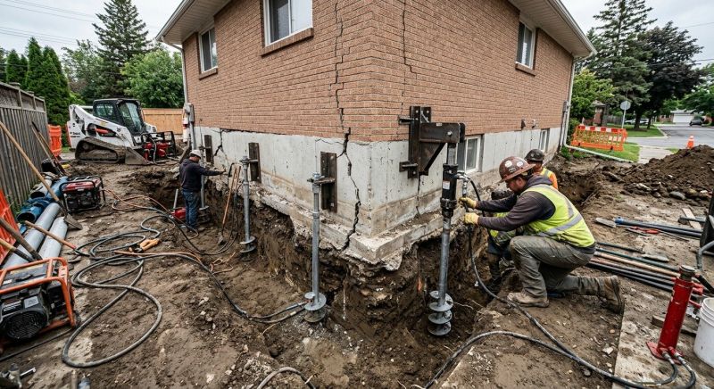 Sinking Foundation Repair in Euless, TX