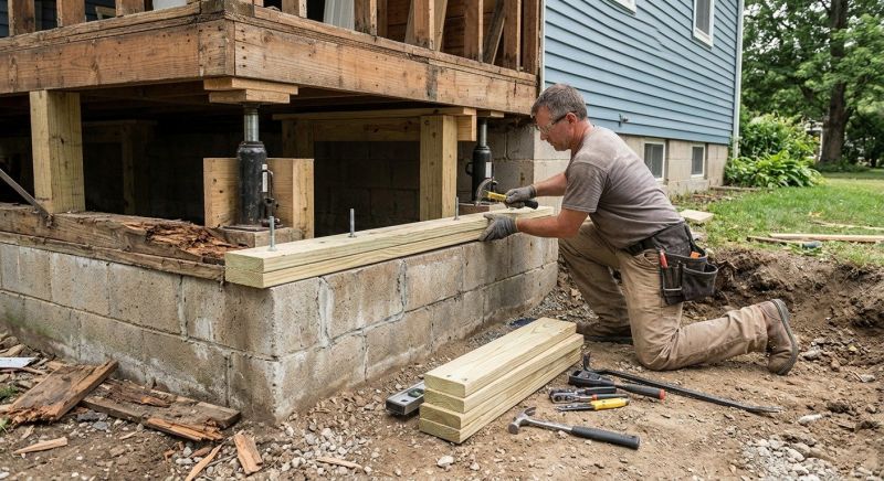 Sinking Foundation Repair in Euless, TX