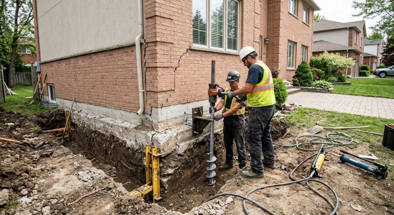Sinking Foundation Repair in Fort Worth, TX