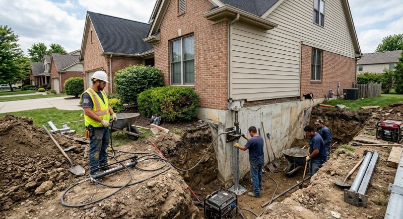 Sinking Foundation Repair in Fort Worth, TX