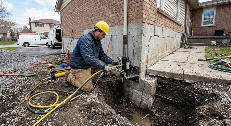 Sinking Foundation Repair in Grapevine, TX