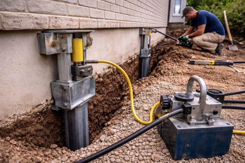 Sinking Foundation Repair in Johnson County, TX