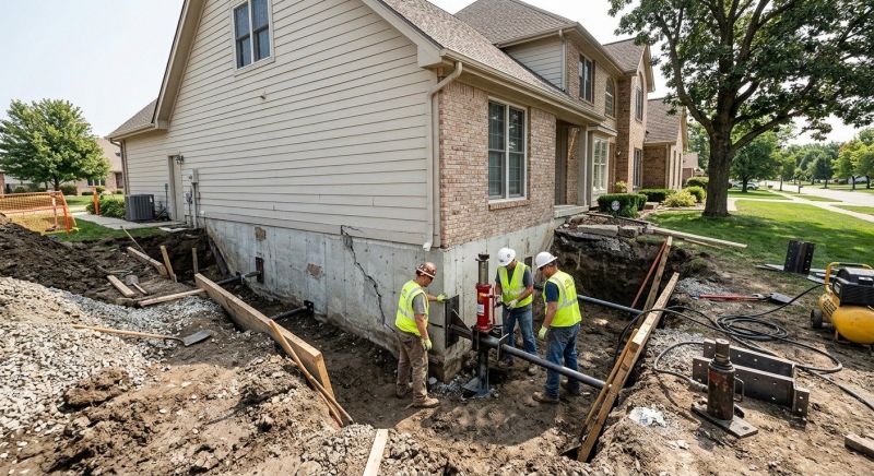 Sinking Foundation Repair in Venus, TX