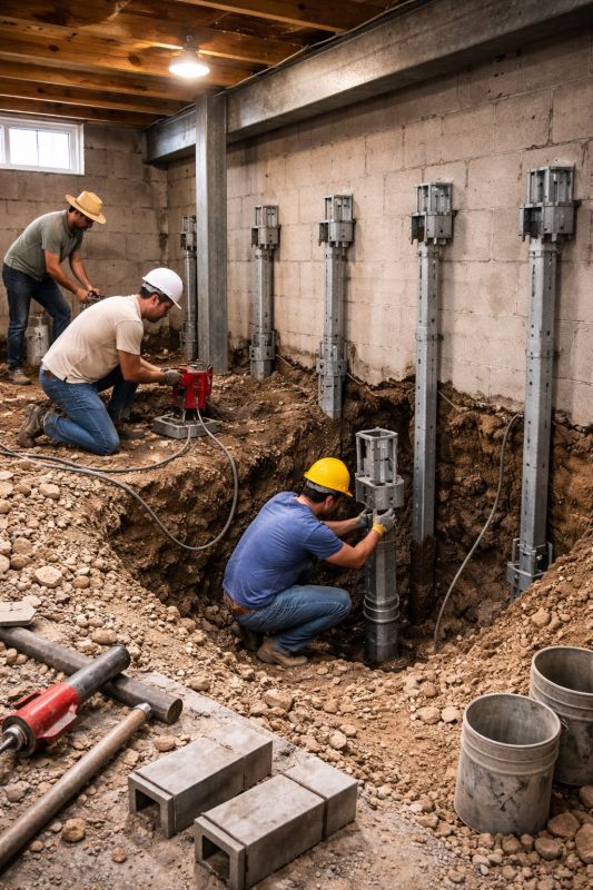 Structural Underpinning in Arlington, TX